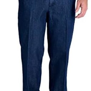Haggar Men’s Pleat & Flat Front Denim – Regular and Big & Tall Sizes
