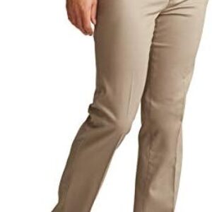 Dockers Men’s Straight Fit Signature Lux Cotton Stretch Khaki Pant-Creased
