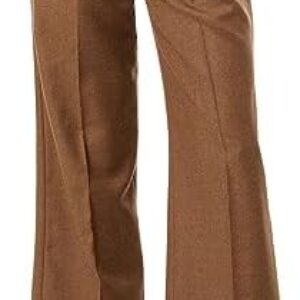 AG Jeans EmRata x AG Joan Double Pleated Trousers Umber 28