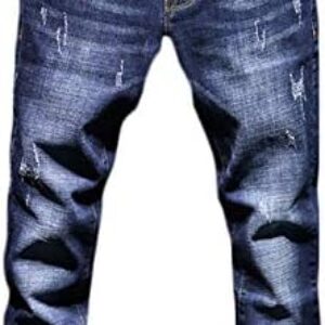 Andongnywell Men’s Slim Fit Stretchy Long Skinny Jeans Stretch Comfort Straight Leg Denim Pants Trousers