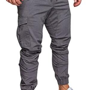 Dudubaby Mens Sports Pants Men’s Fashion Loose Handsome Pocketjeans Pants Tooling Camouflage Pants M-4Xl