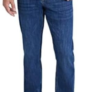 IZOD Men’s Denim Jeans – Comfort Stretch Jeans – Casual Relaxed Fit Jeans for Men