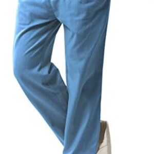 SIR7 Men’s Linen Casual Lightweight Drawstrintg Elastic Waist Summer Beach Pants