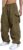 GUDEUBAI Men’s Casual Cargo Pants Elastic Waist Drawstring Street Hip Hop Trousers with Pockets