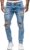 HUNGSON Mens Slim Fit Jeans Skinny Stretch Denim Pants for Men Straight Fit